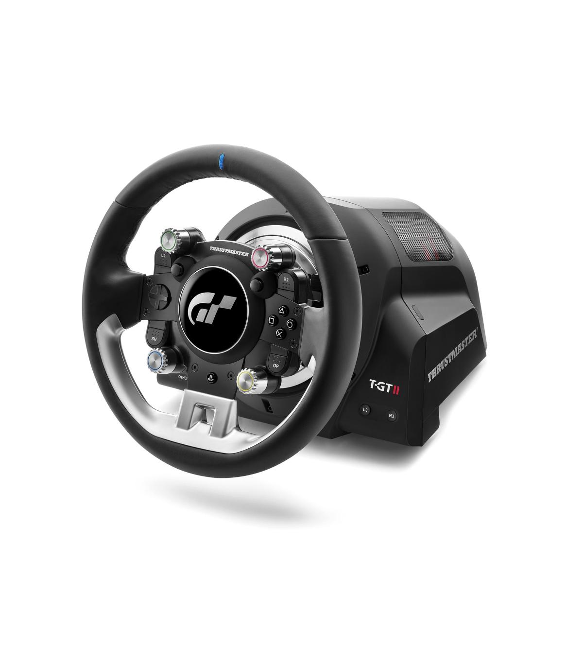 THRUSTMASTER SERVO BASE + VOLANTE T-GT II PACK PARA PS5   PS4   PC