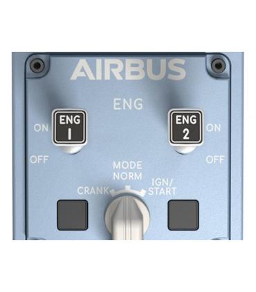 Thrustmaster TCA Quadrant Airbus Edition Negro, Azul Simulador De Vuelo PC