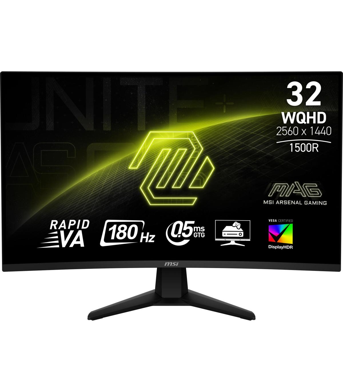 MSI MAG 32CQ6F Pantalla Para PC 80 Cm (31.5") 2560 X 1440 Pixeles Wide Quad HD Negro