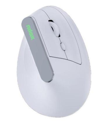 Nilox Ratn Wir Vertical Rec. Silen 1600DPI Blanco