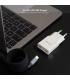 Nanocable Cargador 2xUSB-C PD 20W  Blanco