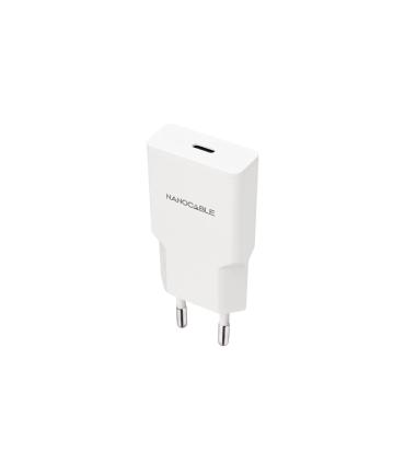Nanocable Cargador USB-C PD 25W   Blanco