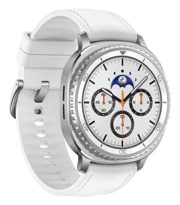 Smartwatch Samsung Galaxy Watch 8 Classic  Notificaciones  Frecuencia Cardaca  GPS  Blanco