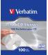Fundas CD-R Verbatim Sleeves  Caja-100uds