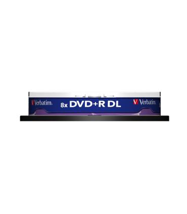 DVD+R Doble Capa Verbatim Advanced AZO 8X  Tarrina-10uds