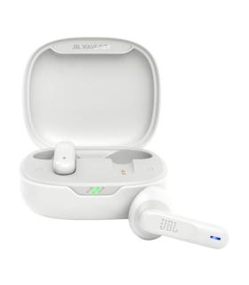 Auriculares Bluetooth JBL Wave Flex Con Estuche De Carga  Autonoma 8h  Blancos