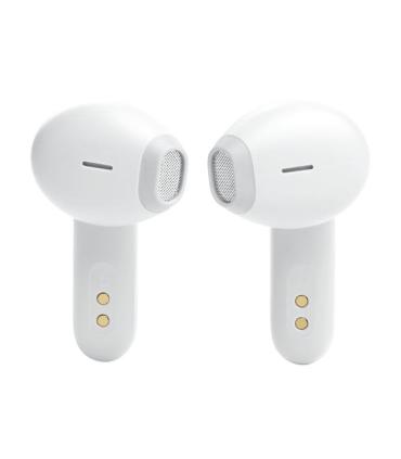 Auriculares Bluetooth JBL Wave Flex Con Estuche De Carga  Autonoma 8h  Blancos