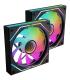 Pack 2 Ventiladores Mars Gaming MF-3DPROX2R  12cm  ARGB
