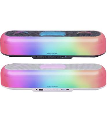 Barra De Sonido Con Bluetooth Mars Gaming MSB-ORB  20W  2.0  Negra