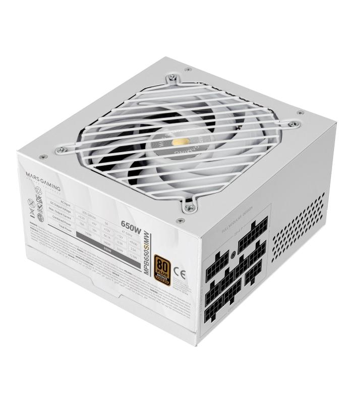 Fuente De Alimentacin Mars Gaming MPB650SIM  650W  Ventilador 12cm  80 Plus Bronze