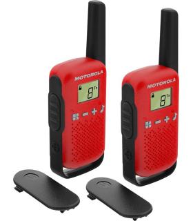 MOTOROLA T42 Walkie Talkie 4Km 16CH Rojo Duo