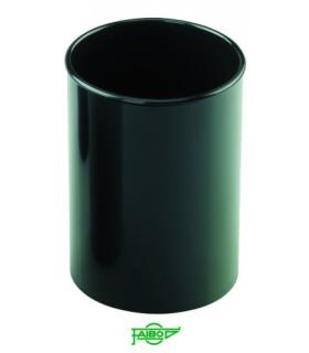CUBILETE DE PLASTICO 78 MM. DIAMETRO X 100 MM. ALTO OPACO NEGRO FAIBO 205-02