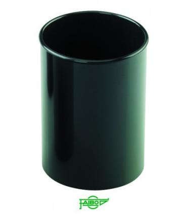 CUBILETE DE PLASTICO 78 MM. DIAMETRO X 100 MM. ALTO OPACO NEGRO FAIBO 205-02