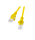 CABLE RED LANBERG CAT.5E UTP 5M AMARILLO FLUKE PASSED