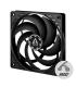 Ventilador Arctic P12 Slim PWM PST  12cm  Negro