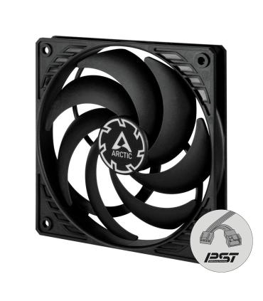 Ventilador Arctic P12 Slim PWM PST  12cm  Negro