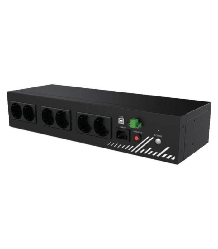 SAI Lnea Interactiva Phasak Compact/ 800VA-480W/ 8 Salidas/ Formato Rack 2U