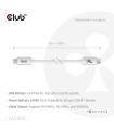 CABLE CLUB3D CERTIFICADO USB80G TIPO-C 1.2M