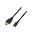 CABLE AISENS MICRO HDMI ALTA VELOCIDAD A M-D M NEGRO 1.8M