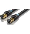 Cable De Red RJ45 SFTP Vention IKABQ Cat.8/ 20m/ Negro