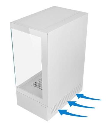 Caja Gaming Semitorre Mars Gaming MC-XO  Blanca