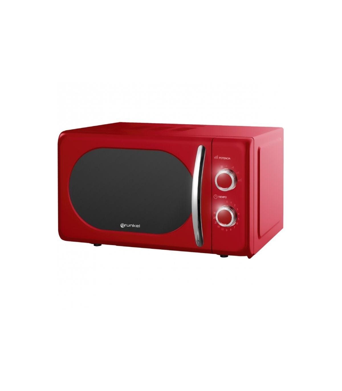 Microondas Grunkel Vintage MW-20ROJO/ 700W/ Capacidad 20L/ Rojo