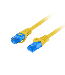 CABLE RED LANBERG CAT.6A S/FTP LSZH CCA 1M AMARILLO FLUKE PASSED