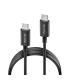 CABLE NGS CARGA RAPIDA DE USB C A USB C DE 1 M DE LONGITUD 60W BLACK