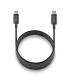 CABLE NGS CARGA RAPIDA DE USB C A USB C DE 1 M DE LONGITUD 60W BLACK