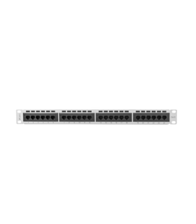 PATCH PANEL LANBERG CAT.6 UTP 24 PUERTOS 1U RACK 19\" GRIS
