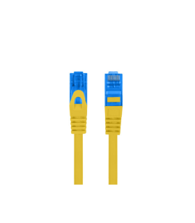 CABLE RED LANBERG CAT.6A S/FTP LSZH CCA 10M AMARILLO FLUKE PASSED