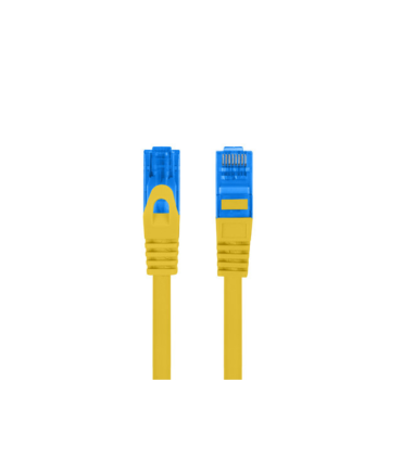 CABLE RED LANBERG CAT.6A S/FTP LSZH CCA 10M AMARILLO FLUKE PASSED
