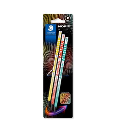 BLISTER CON 3 LPICES DE GRAFITO NORIX HB STAEDTLER 181-HBBK3