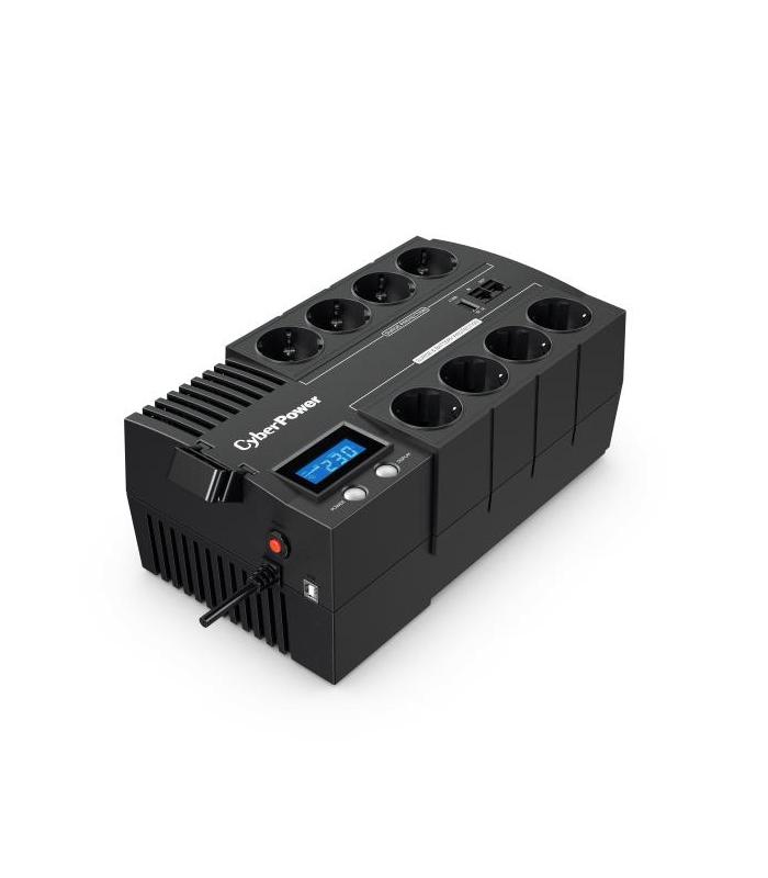 SAI Lnea Interactiva Cyberpower BR1000ELCD  1000VA-600W  8 Salidas  Formato Bloque