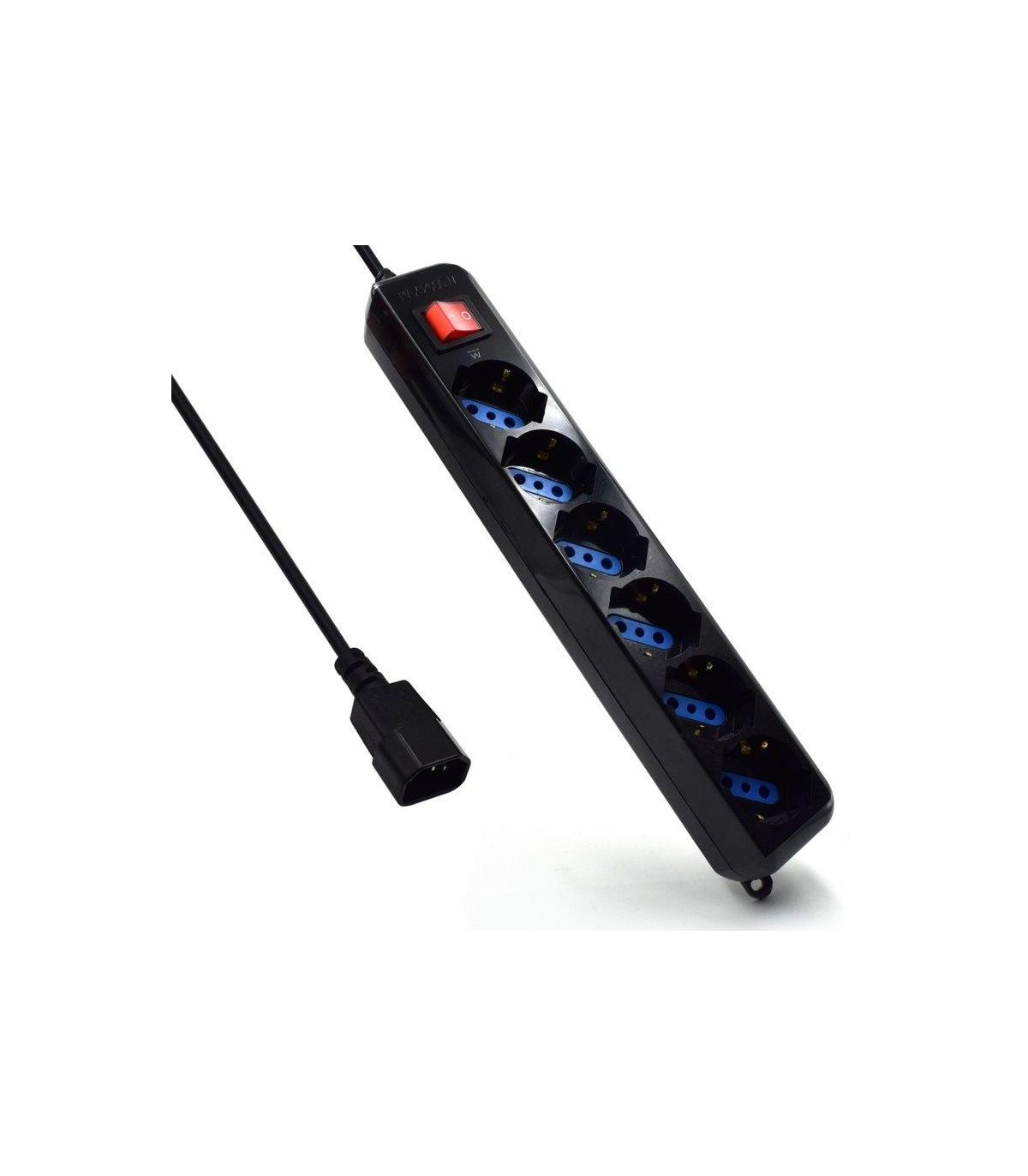 Ewent Ew3925 Regleta de 6 tomas con proteccion