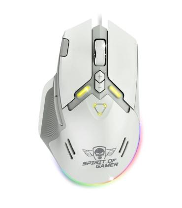 Spirit of Gamer Ratn Elite M60 Blanco RGB