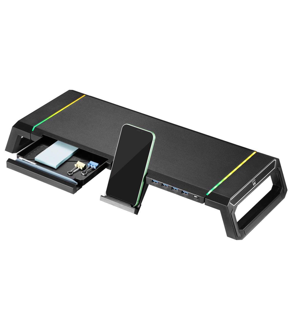 Ewent Elevador Monitor Rgb Con Hub Usb 3.0