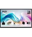 MSI PRO MP165 E6 Monitor O TV Porttil Monitor Porttil Negro 39,6 Cm (15.6") LED 1920 X 1080 Pixeles
