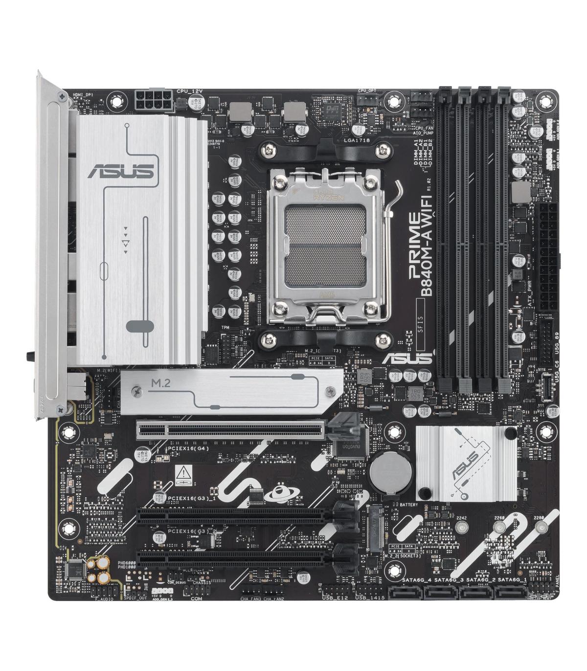 PLACA BASE ASUS PRIME B840 M-A WIFI  M-ATX AM5 DDR5