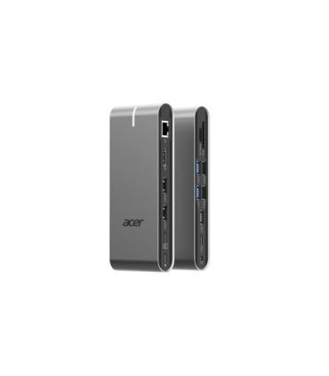 Acer HP.DSCAB.022 base para porttil y replicador de puertos Almbrico USB 3.2 Gen 1 (3.1 Gen 1) Type-C Plata