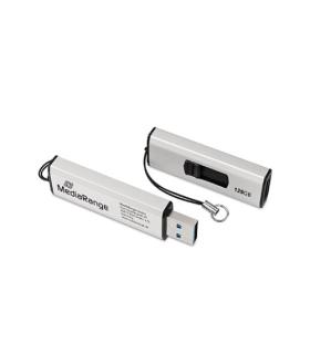 PENDRIVE 128GB USB 3.2 MEDIARANGE SILVER-BLACK