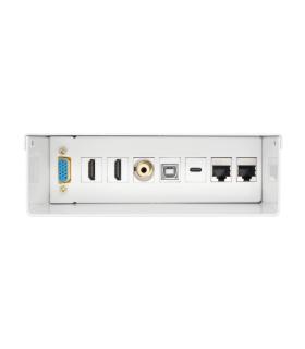 Caja De Conexiones Aisens A127-0720  VGA - 2x HDMI - Jack 3.5 - USB Tipo-C - USB - 2x RJ45