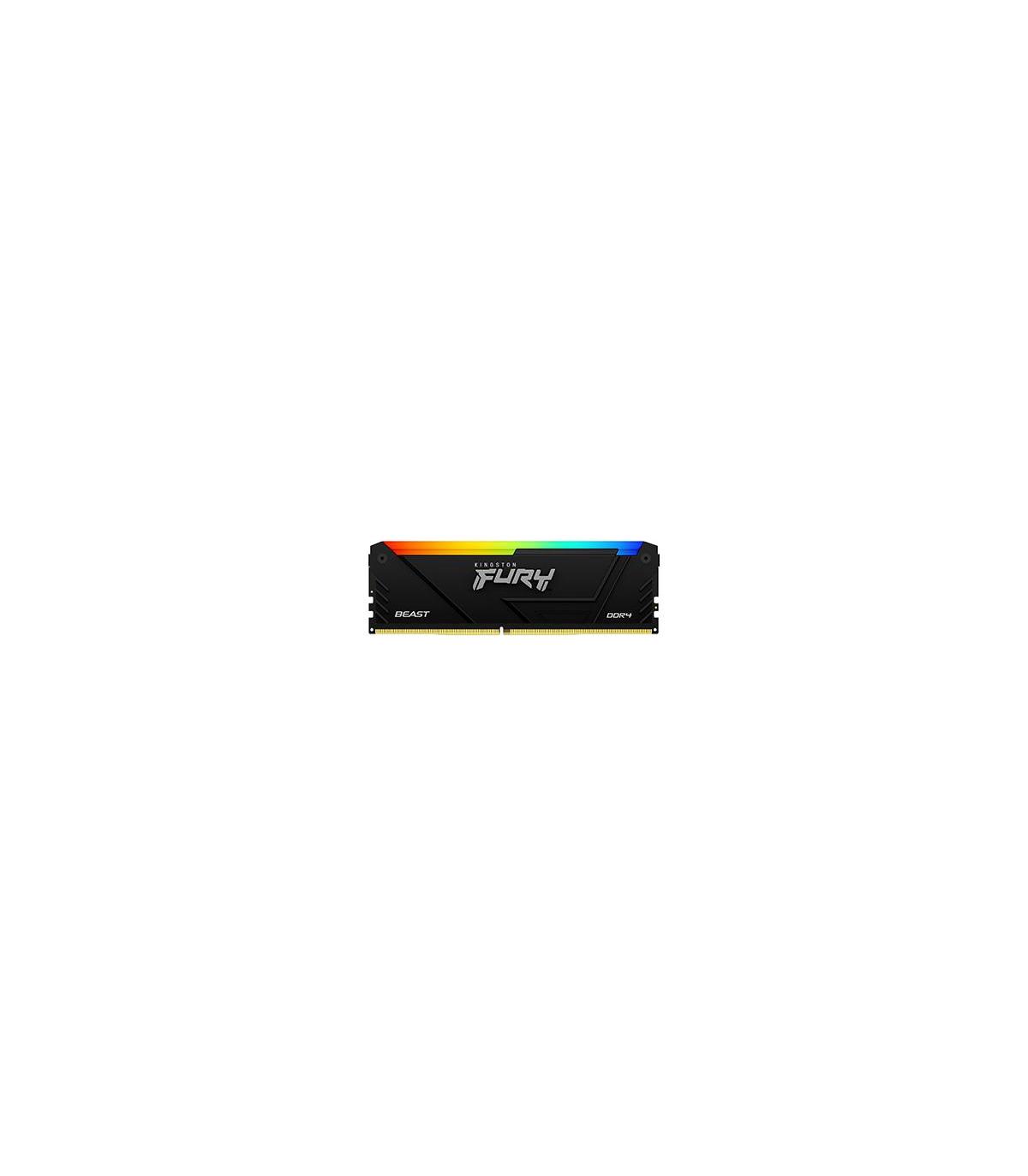 Memoria RAM Kingston FURY Beast RGB 32GB  DDR4  3200MHz  1.35V  CL16  DIMM