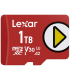Lexar LMSPLAY001T-BNSNG memoria flash 1 TB MicroSDXC UHS-I Clase 10