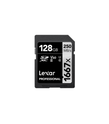 Lexar SDXC, 128 GB UHS-II Clase 10
