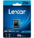 LEXAR 256GB PROFESSIONAL 800X PRO SDXC UHS-I CARDS,  UP TO 150MB/S READ 45MB/S WRITE C10 V30 U3
