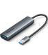 Hub USB 3.0 Vention TGXHB/ 1xUSB Tipo-C/ 3xUSB/ 1xUSB Tipo-C PD/ Gris