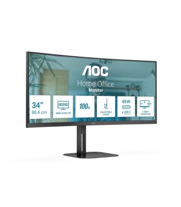 MONITOR LED 34  AOC CU34V5C NEGRO