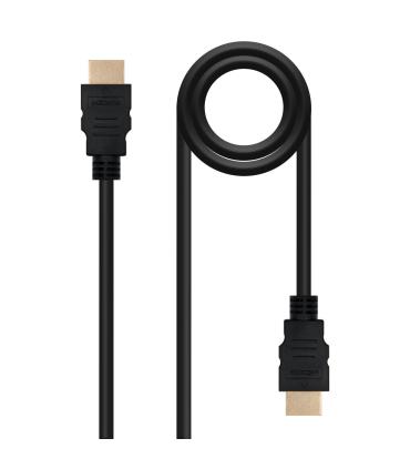 Cable HDMI 1.4 Nanocable 10.15.1702  HDMI Macho - HDMI Macho  1.8m  Negro