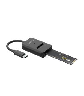 USB-C DOCK AISENS M.2 NGFF ASUC-M2D011-BK SATA NVME A USB3.1 GEN2 NEGRA